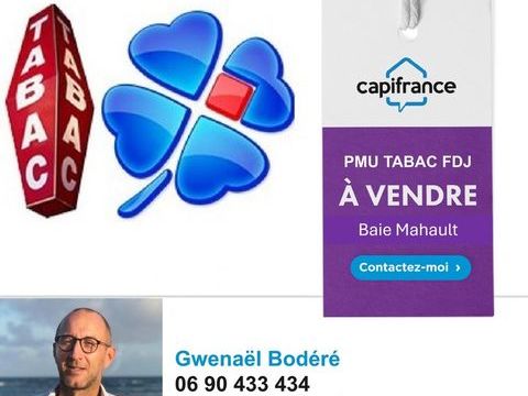 Fonds de commerce TABAC-PMU-FDJ &agrave; vendre BAIE MAHAULT (971) 80850 97122 Baie mahault