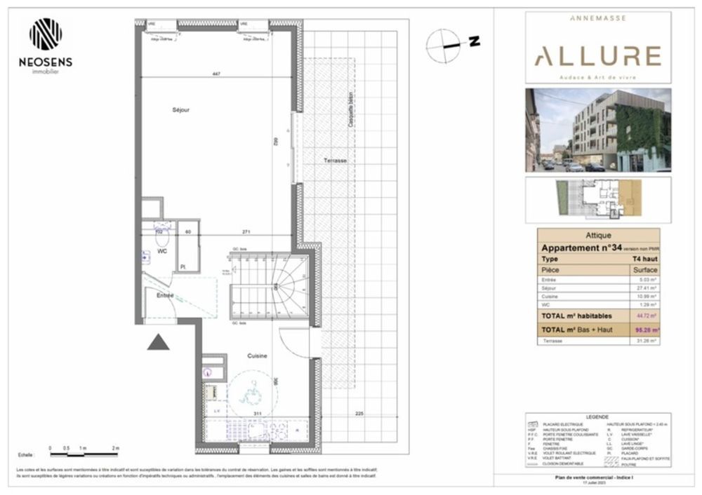 � vendre  Duplex/triplex Annemasse (74100)