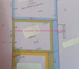  Terrain � vendre 880 m�