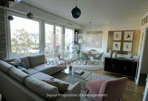   Vue sur le Bois de Vincennes � 2 terrasses � 7e �tage � Parking � Cave � Fort potentiel Appartement - 3 pi�ce(s) - 53 m�