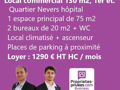 NEVERS QUARTIER HOPITAL - BUREAUX 130 M2 1290 58000 Nevers