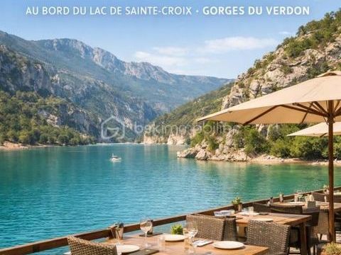 Tres belle affaire de restauration traditionnelle (120 couverts ) dans un charmant village proven&ccedil;al tres pris&eacute; et proche d'un l 242000 83630 Les salles sur verdon