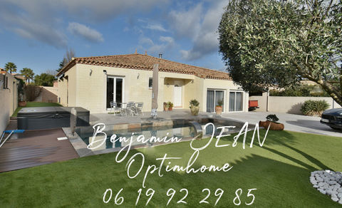   Villa contemporaine de plain-pied avec prestations haut de gamme � Sauvian Maison - 6 pi�ce(s) - 142 m�