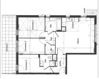  Appartement � vendre 4 pi�ces 91 m�