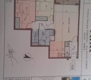  Appartement � louer 3 pi�ces 63 m�