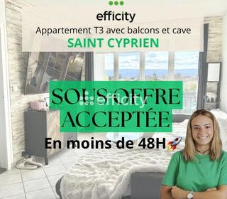  Appartement � vendre 3 pi�ces 58 m�