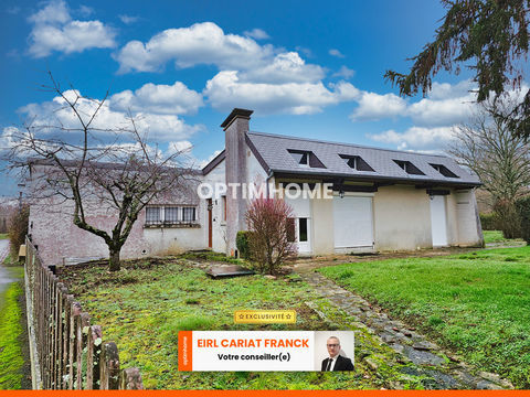   MAISON D'ARCHITECTE DE PLAIN-PIED SUR 80 M� AVEC GARAGE L'ENSEMBLE SUR 2339 M� DE TERRAIN CLOS Villa - 5 pi�ce(s) - 83 m�