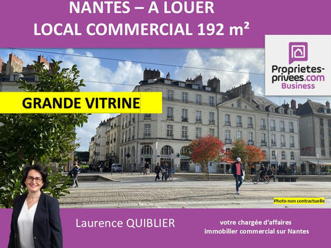 44000 NANTES - LOCAL COMMERCIAL 192 M&sup2; A LOUER 4584 44000 Nantes