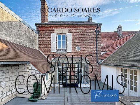   FLEURINES 60700 - MAISON DE VILLE 207m2 / 3 CHAMBRES + 2 STUDIOS / TERRASSE / TERRAIN 534m2 / SOUS-SOL TOTAL Maison - 9 pi�ce(s) - 207 m�