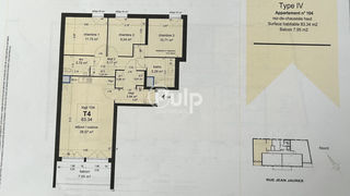  Appartement � vendre 4 pi�ces 83 m�