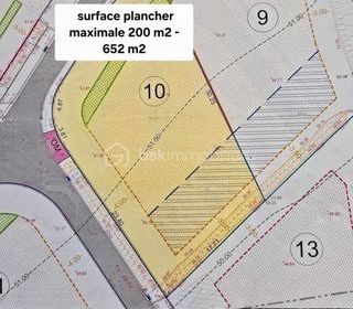  Terrain � vendre 652 m�