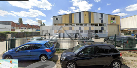 À LOUER  ENTREPÔT- BUREAUX VILLENEUVE-LA-GARENNE 20833 92390 Villeneuve la garenne