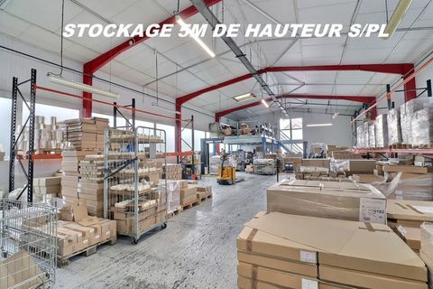 LOCAUX D ACTIVITES INDEPENDANT + STOCKAGE ET BUREAUX SURFACE TOTAL 1100M2 SUR PARCELLE TOTAL 2800M2 ACCES POIDS LOURDS 1700000 95100 Argenteuil