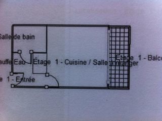  Appartement � louer 1 pi�ce 24 m�