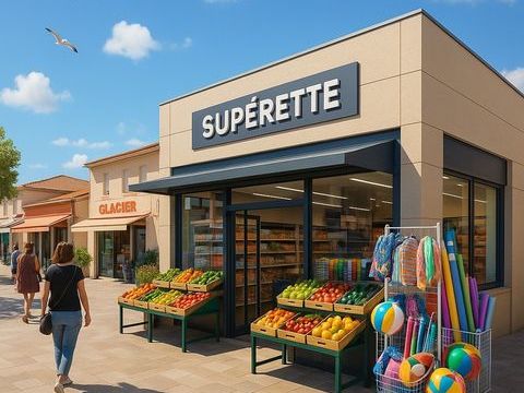 Magasin d'alimentation sous enseigne nationale � Fonds & Murs � Littoral H&eacute;raultais 370000 34500 Beziers