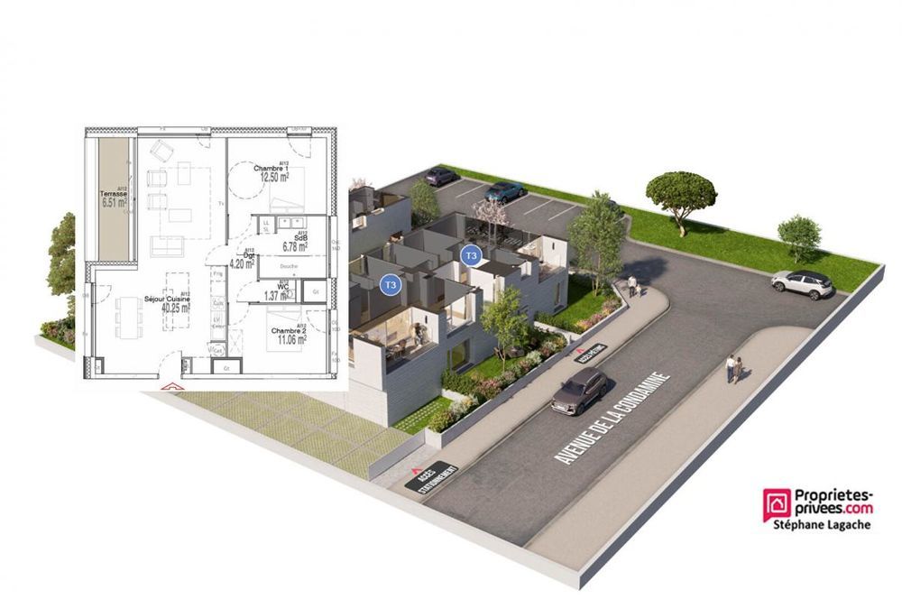 � vendre  Appartement Le Touquet-Paris-Plage (62520)