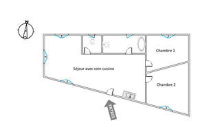  Maison � vendre 3 pi�ces 72 m�