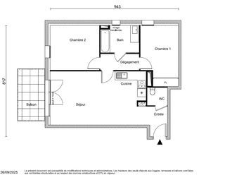  Appartement � vendre 3 pi�ces 64 m�