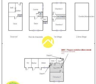  Maison � vendre 3 pi�ces 49 m�