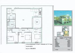  Appartement � vendre 4 pi�ces 90 m�