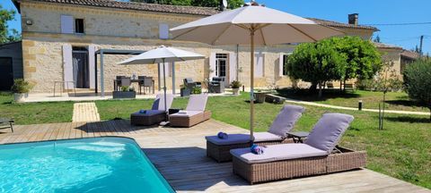   Belle girondine au calme avec vue sur les vignes + g�te haut de gamme Maison - 10 pi�ce(s) - 420 m�