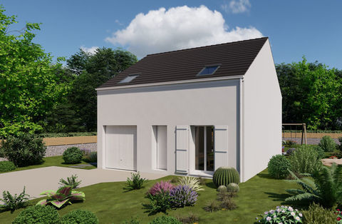   MAISON INDIVIDUELLE 76,33 m� � MONTCOURT FROMONVILLE Maison - 4 pi�ce(s) - 76 m�