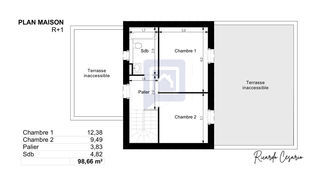  Maison � vendre 4 pi�ces 98 m�