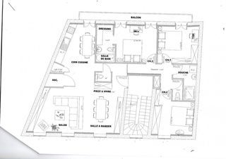  Appartement � vendre 5 pi�ces 97 m�