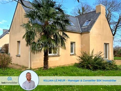   ELLIANT � Au calme - Maison de 90m2 sur plus de 780m2 de terrain Maison - 3 pi�ce(s) - 90 m�