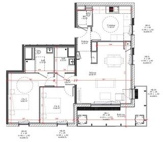  Appartement � vendre 3 pi�ces 79 m�