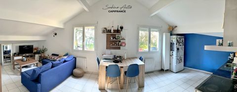   Gleiz� - T2+ atypique 64 m� au sol � Dernier �tage � Esprit maison avec parking Appartement - 3 pi�ce(s) - 64 m�