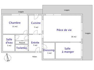  Appartement � vendre 3 pi�ces 85 m�