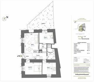  Appartement � vendre 4 pi�ces 61 m�