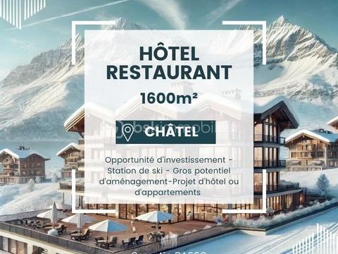 H&ocirc;tel-Restaurant - 1600m2 -  Gros potentiel d'am&eacute;nagement 3150000 74390 Chatel