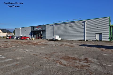 A vendre Local commercial de 2930 m&sup2;, sur un terrain de 3893 m&sup2;, vous offre diverses possibilit&eacute;s d'am&eacute;nagement R&eacute;gion BOURGOGNE 698000 39140 Bletterans