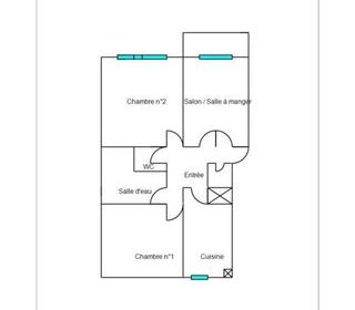  Appartement � louer 3 pi�ces 52 m�