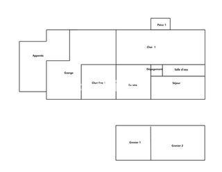  Maison � vendre 3 pi�ces 60 m�