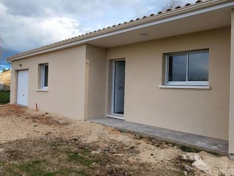   maison neuve de plain-pied - 110 M2- terrain clos 825 M2 Maison - 4 pi�ce(s) - 112 m�