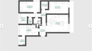  Appartement � vendre 3 pi�ces 70 m�