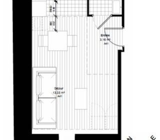  Appartement � vendre 1 pi�ce 23 m�