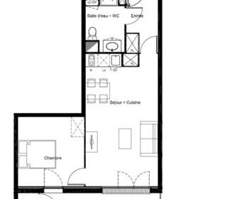  Appartement � vendre 2 pi�ces 46 m�