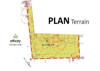  Terrain � vendre 739 m�