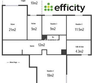  Appartement � vendre 4 pi�ces 90 m�