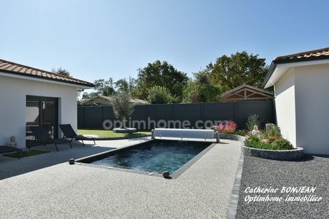   Maison contemporaine de 2024 avec piscine � Lamarque Maison - 3 pi�ce(s) - 91 m�