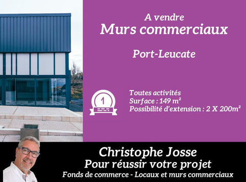 PORT LEUCATE - MURS COMMERCIAUX  149 m2 toutes activit&eacute;s 269000 11370 Port leucate