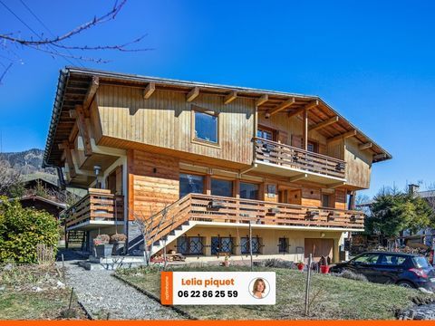   74120 PRAZ-SUR-ARLY - CHALET DIVISE + TERRAIN A VOCATION RESIDENTIELLE - MAZOT - PARKING - PROCHE DES PISTES DE SKI Chalet - 9 pi�ce(s) - 256 m�