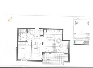  Appartement � vendre 3 pi�ces 65 m�