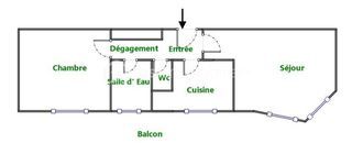  Appartement � vendre 2 pi�ces 47 m�