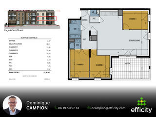  Appartement � vendre 4 pi�ces 87 m�