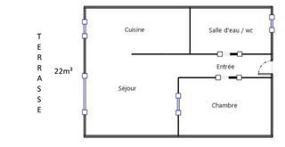  Appartement � vendre 2 pi�ces 28 m�